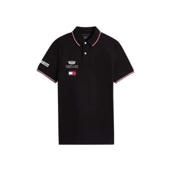 Cadillac F1 мъжка поло тениска official Teamline Replica black F1 Team 2026
