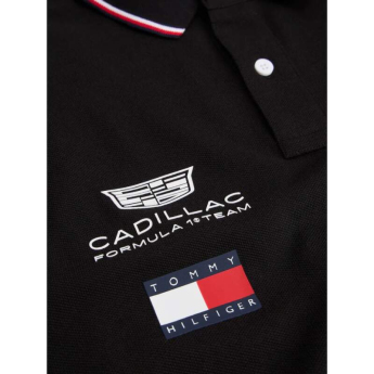 Cadillac F1 мъжка поло тениска official Teamline Replica black F1 Team 2026