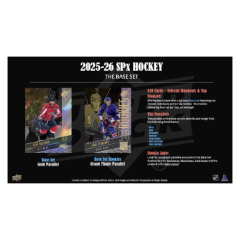 NHL кутии хокей карти NHL 2025-26 Upper Deck SPx Hockey Hobby Box
