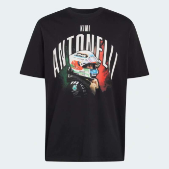 Mercedes AMG Petronas мъжка тениска Kimi Antonelli graphic black F1 Team 2026