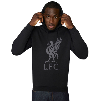 Liverpool FC мъжки суитшърт с качулка Liverbird black