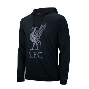 Liverpool FC мъжки суитшърт с качулка Liverbird black