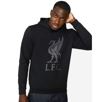 Liverpool FC мъжки суитшърт с качулка Liverbird black