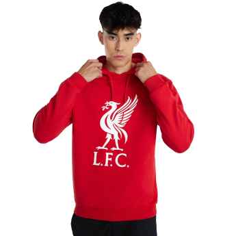 Liverpool FC мъжки суитшърт с качулка Liverbird red