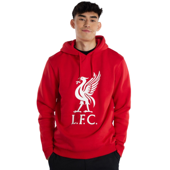 Liverpool FC мъжки суитшърт с качулка Liverbird red