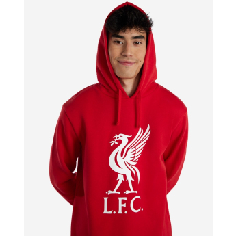 Liverpool FC мъжки суитшърт с качулка Liverbird red