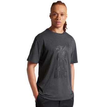 Liverpool FC мъжка тениска Liverbird charcoal
