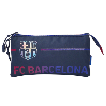 FC Barcelona несесер за моливи Triple silver