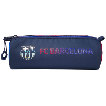 FC Barcelona несесер за моливи Case silver