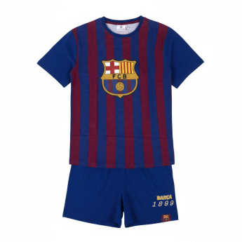 FC Barcelona мъжка пижама Short stripe
