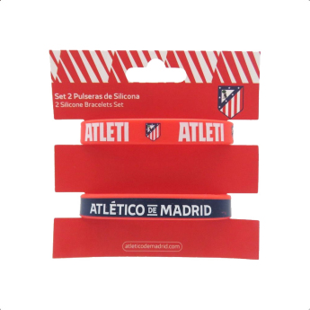 Atletico Madrid комплект от 2 гривни Silicona