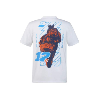 Red Bull KTM мъжка тениска Maverick Vinales #12 white graphic