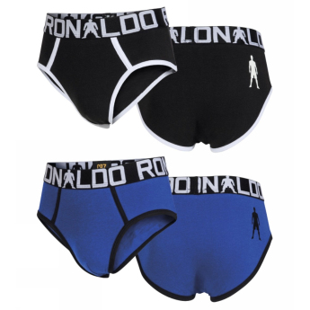 Cristiano Ronaldo детски боксерки children”s briefs - 2 pieces, black/blue