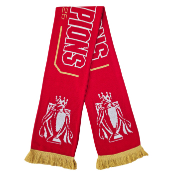 Arsenal FC зимен шал Gold Premier League Champions 25/26
