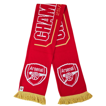 Arsenal FC зимен шал Gold Premier League Champions 25/26