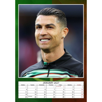 Cristiano Ronaldo календар 2027