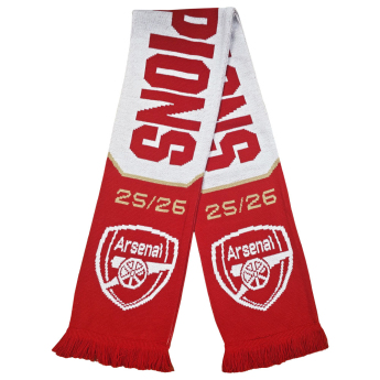 Arsenal FC зимен шал Champions 25/26