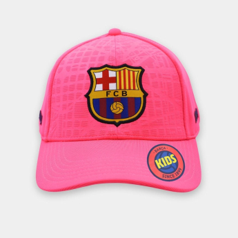 FC Barcelona детска бейзболна шапка с козирка Barca fucsia