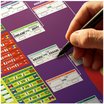 СП 2026 (World Cup) бележник за резултати A1 Wall Chart