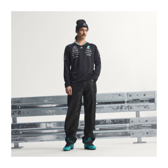 Mercedes AMG Petronas мъжка тениска с дълъг ръкав black official Teamline Replica F1 Team 2026