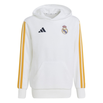 Real Madrid CF детски суитшърт с качулка Hoody white