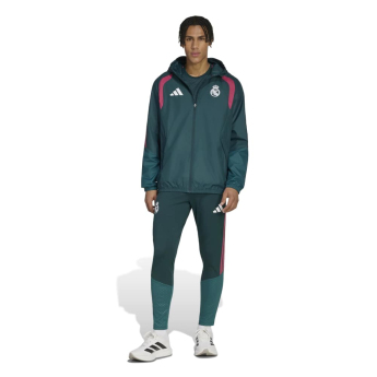 Real Madrid CF мъжко яке с качулка Tiro Allweather aurora