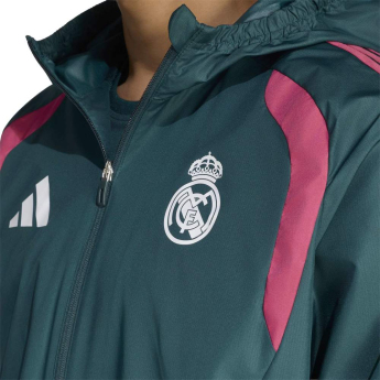 Real Madrid CF мъжко яке с качулка Tiro Allweather aurora