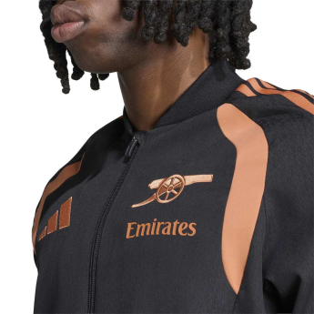 Arsenal FC мъжко яке с качулка tiro presentation black