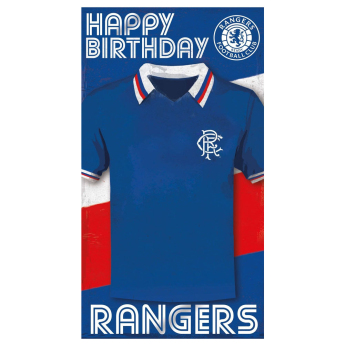 Rangers FC картичка за рожден ден Shirt Birthday Card