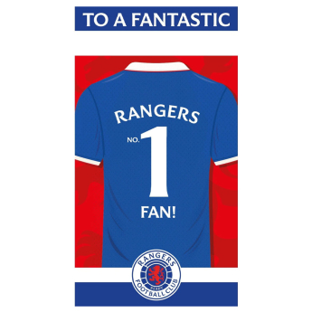 Rangers FC картичка за рожден ден Personalised Birthday Card