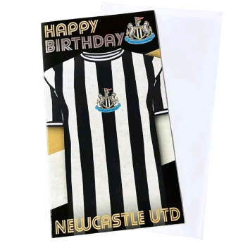 Newcastle United картичка за рожден ден Retro Shirt Birthday Card