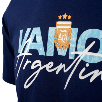 Футболни отбори мъжка тениска Argentina Vamos navy