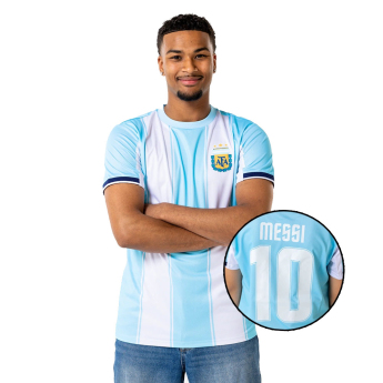 Футболни отбори футболна фланелка Argentina Messi Home