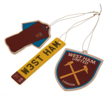 West Ham United освежител за въздух 3pk Air Freshener