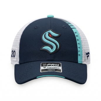 Dětská Kšiltovka Seattle Kraken NHL 2022 Draft Authentic Pro On Stage Trucker Adjustable