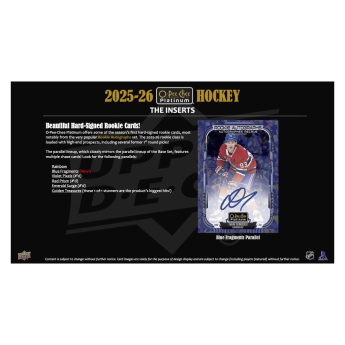Hokejové karty NHL 2025-26 Upper Deck O-Pee-Chee Platinum Blaster Box