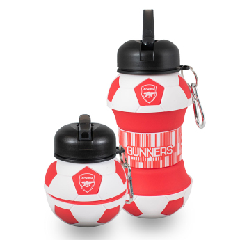 Arsenal FC бутилка за пиене Collapsible Football Drinks Bottle