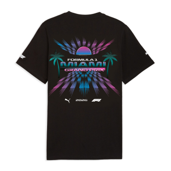 Formula 1 мъжка тениска Miami GP black 2026
