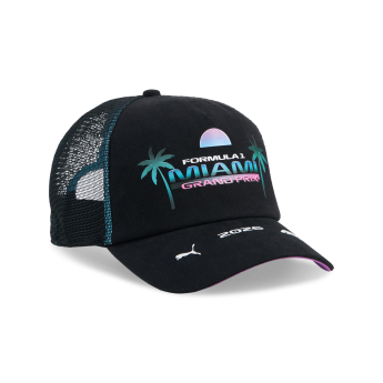 Formula 1 баскетболна шапка с козирка Miami GP black 2026