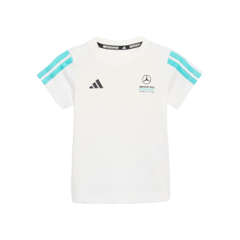 Mercedes AMG Petronas детски комплект DNA Shortsleeve white F1 Team 2026