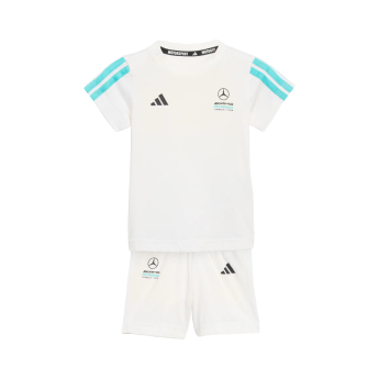 Mercedes AMG Petronas детски комплект DNA Shortsleeve white F1 Team 2026