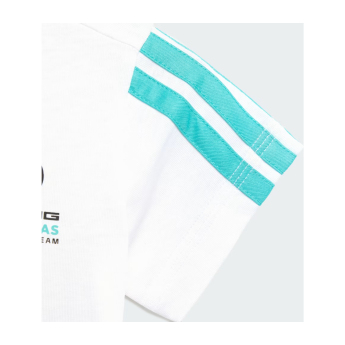Mercedes AMG Petronas детски комплект DNA Shortsleeve white F1 Team 2026