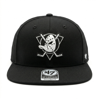 Pánská kšiltovka Anaheim Ducks NHL No Shot ’47 CAPTAIN Black/White