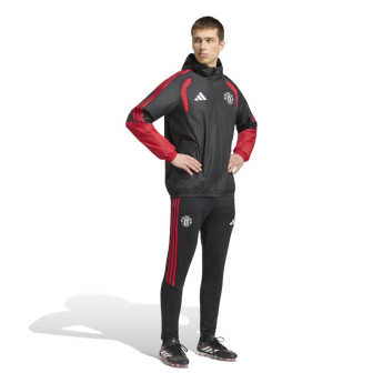 Manchester United мъжко яке с качулка allweather black