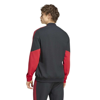 Manchester United мъжко яке с качулка Tiro Presentation black
