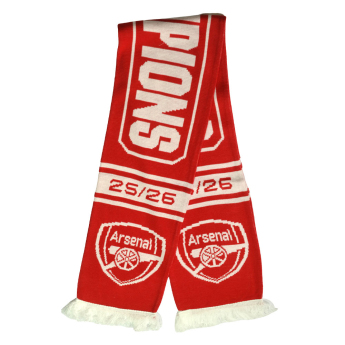 Arsenal FC зимен шал Champions red