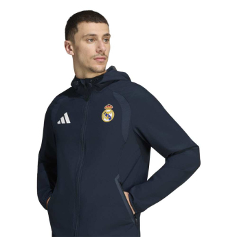 Real Madrid CF мъжко яке Wind Tiro Travel navy