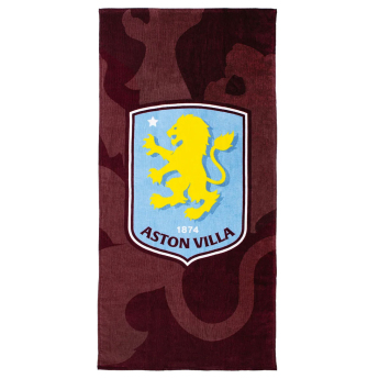 Aston Villa кърпа Shadow Crest Towel