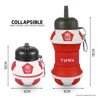 Liverpool FC бутилка за пиене Collapsible Football Drinks Bottle