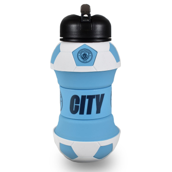 Manchester City бутилка за пиене Collapsible Football Drinks Bottle